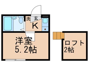 シャンテ小菅Ⅰの物件間取画像